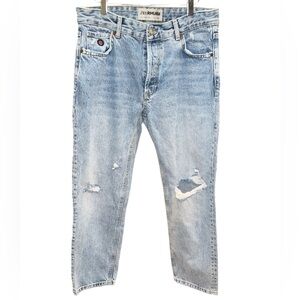 Zara X RHUIGI vintage Men’s button fly distressed jeans Size 32